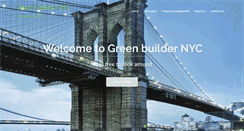 Desktop Screenshot of greenbuildernyc.com